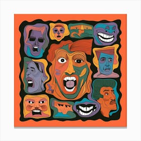 Faces Canvas Print