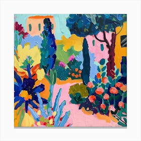 Into the Garden Series in Style of Matisse 6 Canvas Print