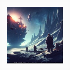 Spaceship 39 Canvas Print