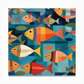 Fishes In The Sea 13 Canvas Print