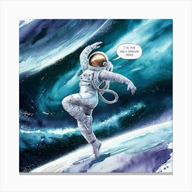 Space Dancer Canvas Print