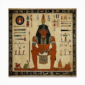 Default Hotep Is An Egyptian Word That Roughly Translates As T 1 Canvas Print