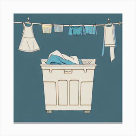 Laundry Basket 2 Canvas Print
