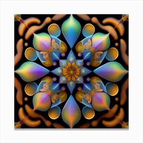 Fractal Mandala Canvas Print