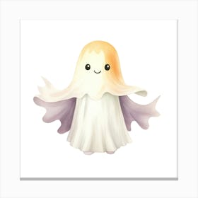 Kawaii Ghost Canvas Print