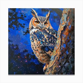 Great Horned Owl 8 Canvas Print