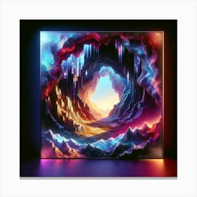 Caves In The Sky Canvas Print