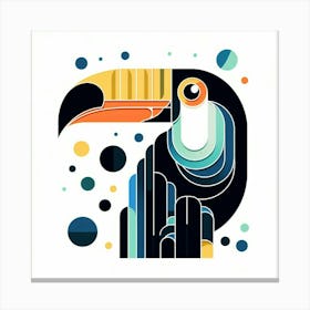 Minimalist, Toucan 3 Canvas Print