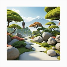 Japanese Garden Canvas Print