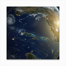 Earth From Space 5 Canvas Print