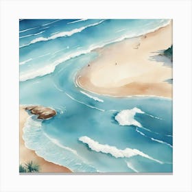 Beaches Beach Near Me Art Print 3 Canvas Print