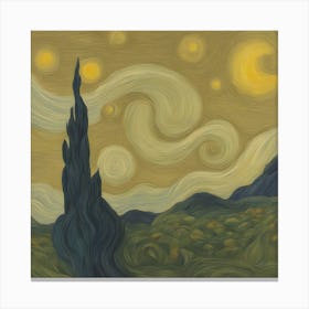 Vincent Van Gogh inspired painting Canvas Print