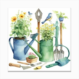 Garden Tools 1 Canvas Print