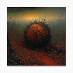 Ball Of Fire Canvas Print