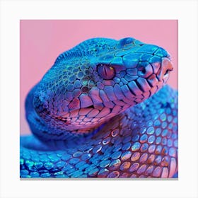 Blue Snake 1 Canvas Print
