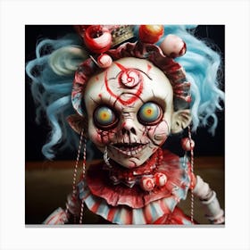 Spooky Doll Canvas Print