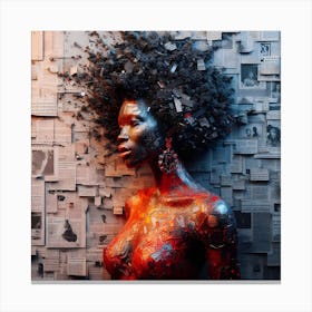 Afrofuturism 12 Canvas Print