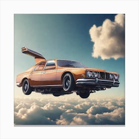 Car In The Sky Canvas Print