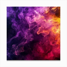 Abstract Smoke Background 9 Canvas Print