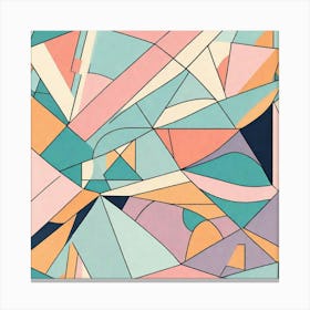 Abstract Geometric Pattern 43 Canvas Print