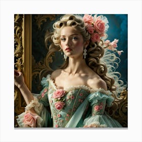 Victorian Beauty Canvas Print