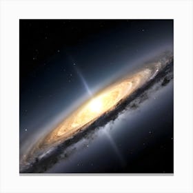 Galaxy Background With Nebula Cosmos 1 Canvas Print