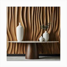 Wavy Wall 20 Canvas Print