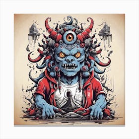 Demon 3 Canvas Print