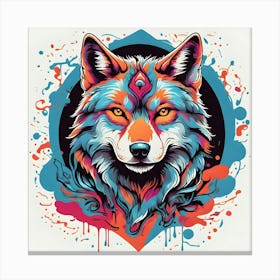 Celestial Wolf Canvas Print