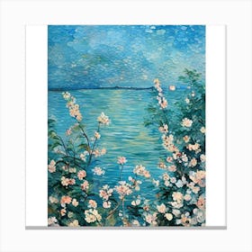 Cherry Blossoms By Vincent Van Gogh Canvas Print