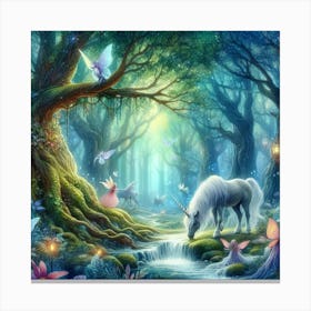 Fairy Forest art 1 Canvas Print