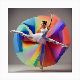 Rainbow Dancer Canvas Print