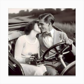 Dating Automotive Style-1928 ~Reimagined 19 Canvas Print