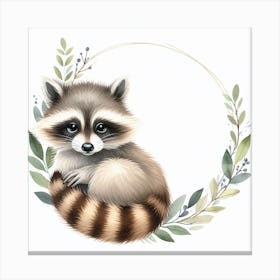 Racoon 1 Canvas Print