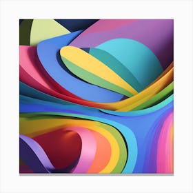 0 Many Colours Overlap With Each Other With A Centra Esrgan V1 X2plus (1) Canvas Print