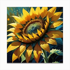 Sunflower 12 Canvas Print