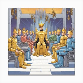 Kings Of The Golden Throne Canvas Print