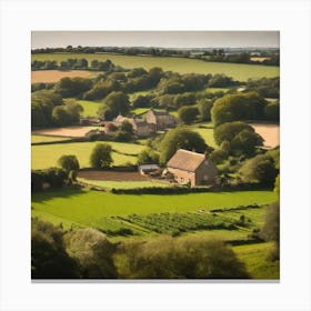 Country Landscape 1 Canvas Print
