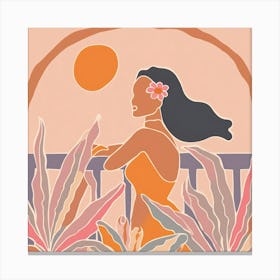 Hawaiian Girl 4 Canvas Print