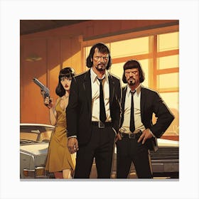 Pulp Fiction 2 Canvas Print