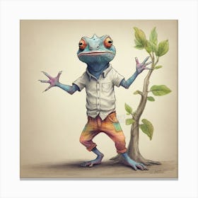 Lizard 18 Canvas Print