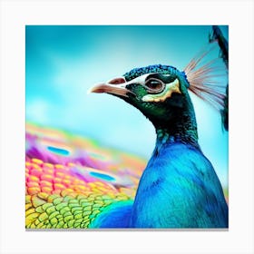 Peacock Canvas Print