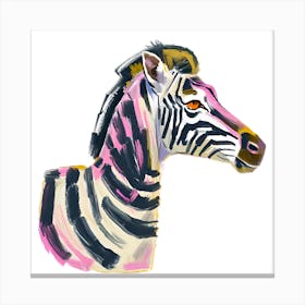 Grants Zebra 04 1 Canvas Print