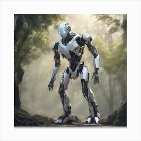 A Highly Advanced Android With Synthetic Skin And Emotions, Indistinguishable From Humans 18 Canvas Print