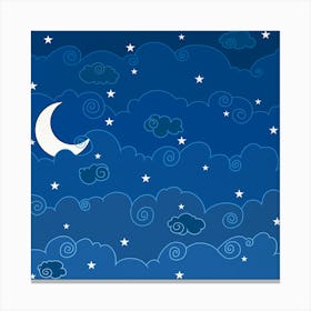 Night Sky 1 Canvas Print