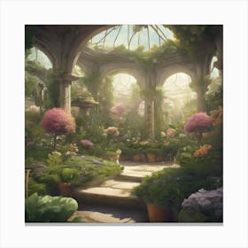 Garden Of Flowers 6 Canvas Print