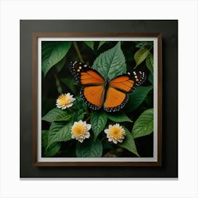 Butterfly Portrait Canvas Print