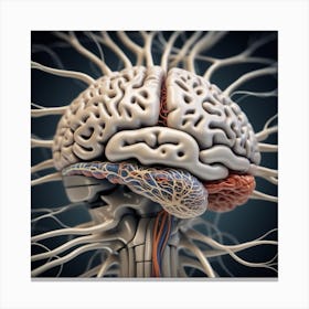 Brain Anatomy 15 Canvas Print