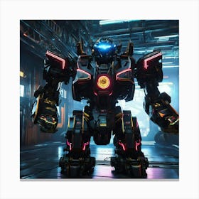 Robot From Transformers thhh Canvas Print