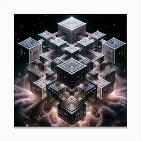 Tesseract Canvas Print